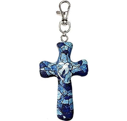 Calypso Studios by First & Main 3" Peace Dove Mosaic Comforting Clay Cross Clip