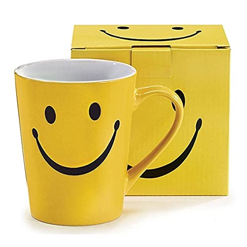 burton + BURTON 1 X Smiley Happy Face 14 oz Stoneware Coffee Mug/Cup