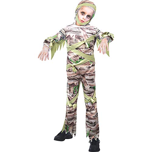 Amscan Suit Yourself Slimy Mummy Halloween Costume for Boys, Medium