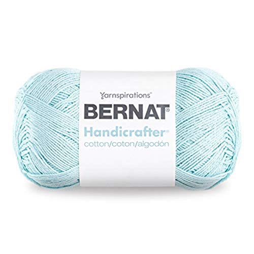 Spinrite Yarns (CA) Bernat Handicrafter Cotton Yarn, 14 oz, 100% Cotton, Robin Egg