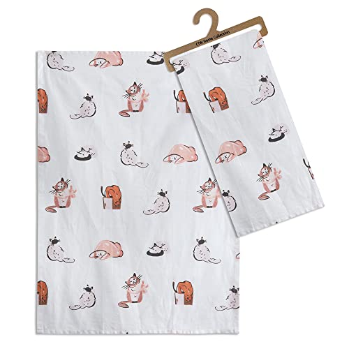 CTW 780342 Feline Friends Tea Towel, 28-inch Height