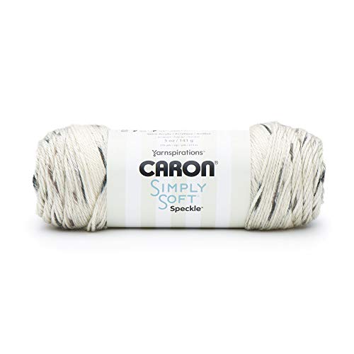 Spinrite Yarns (CA) CARON Simply Soft Speckle Yarn, Seashell