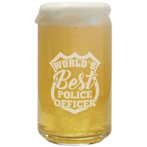 Carson 23631 Police 15-ounce Can Glasses, Clear