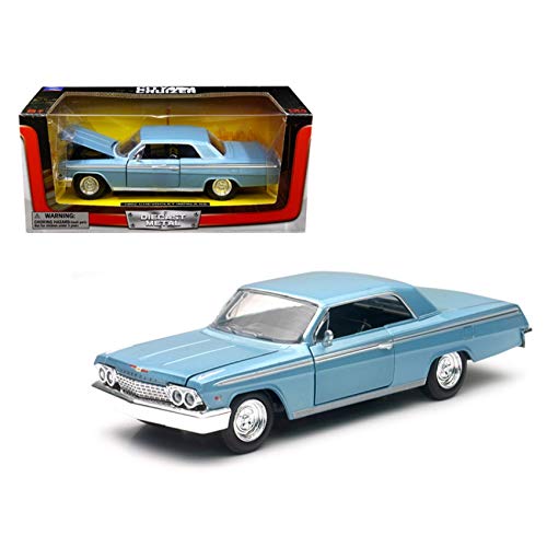 New Ray Toys Chevrolet 1962 Impala SS Blue 1/24 by New Ray 71843 B
