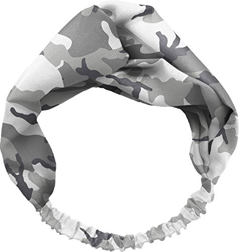 Spoontiques 20310 Headband, Polyester (Grey Camo)