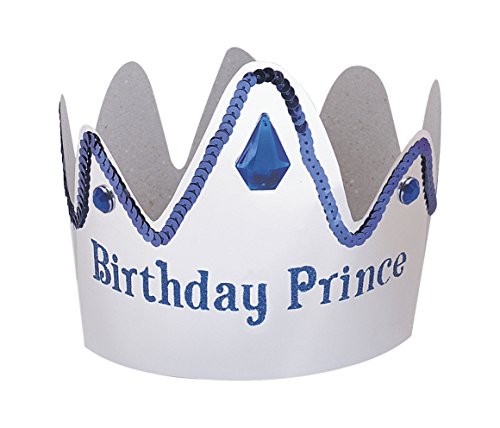 Unique Industries Paper Birthday Prince Crown
