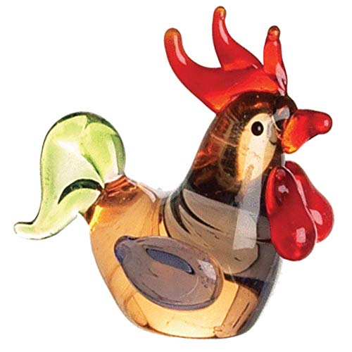 Ganz Miniature Glass Rooster Figurine