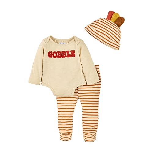 Mud Pie Baby Girls Casual Unisex Outfit Set, Gobble, 6-9 Months US