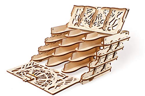 Ukidz Ugears Wooden Card Holder for Board Games, DIY, Best Playing Card Holder for Self Assembling