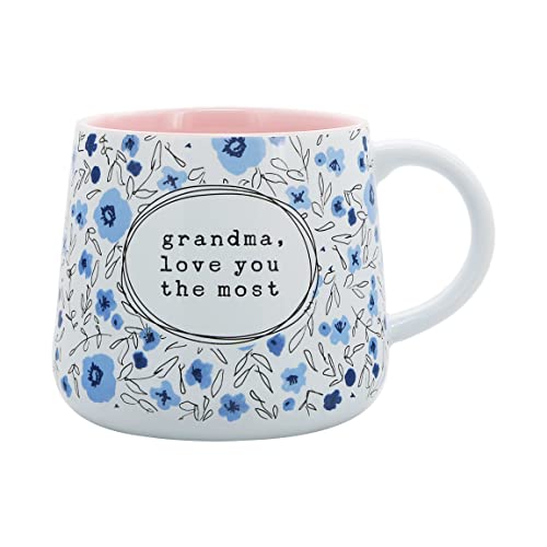 Pavilion Gift Company - Grandma - 18-ounce Stoneware Mug, Mothers Day Gift, Grandma Nana Mimi Coffee Cup, 1 Count