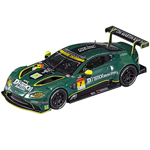 Carrera 27675 Aston Martin Vantage GT3 D-Station Racing No.7 1:32 Scale Analog Slot Car Racing Vehicle for Carrera Evolution Slot Car Race Tracks