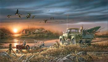 Wild Wings(MN) Patiently Waiting Limited Edition Print by Terry Redlin
