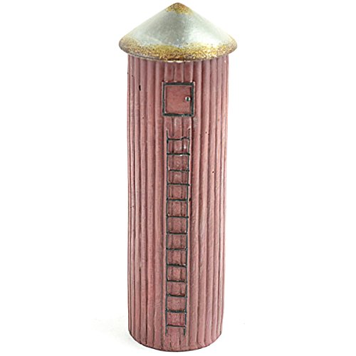 Midwest Design Touch of Nature 50764 Red Silo 7"