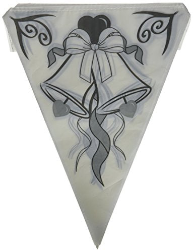 Beistle Wedding Bells Pennant Banner Party Accessory (1 count) (1/Pkg)