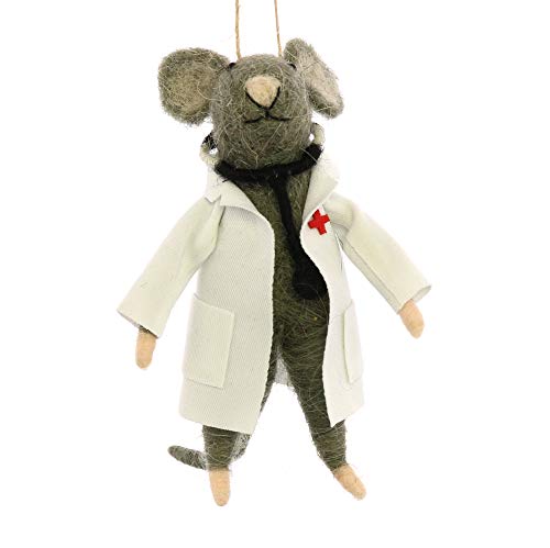 HomArt Art & Home Homeart Handmade Mouse Ornament Doctor