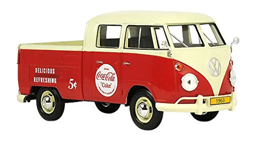 Coca-Cola 1/24 1963 Volkswagen Type 2 T1 Pickup with Metal Vending Machine