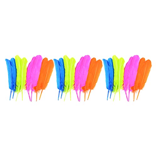 Midwest Design Touch of Nature Turkey Feather Rounds Vibrant Mix 12.25-13" 8pc