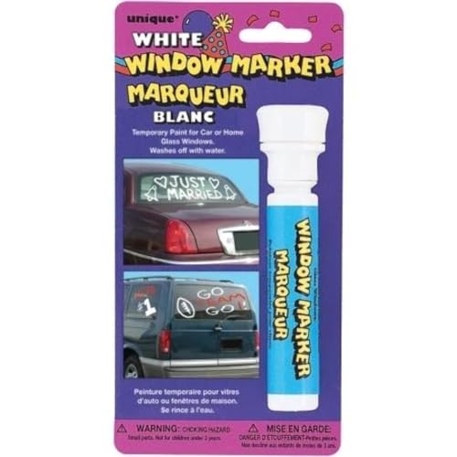 White Window Marker