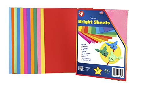 Hygloss Products Bright Paper, 12 Asst&