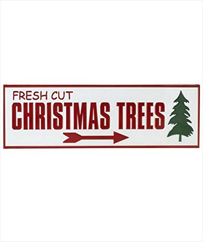 Ganz Midwest-CBK Fresh Cut Christmas Trees Metal Wall Decor