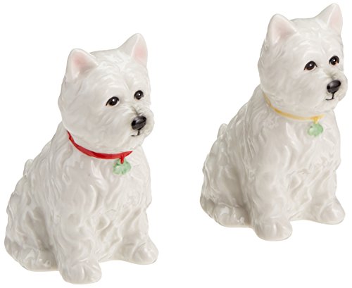 Cosmos Gifts StealStreet SS-CG-20885, 2.88 Inch Ceramic Westie Dog Salt and Pepper Shaker, Set of 2