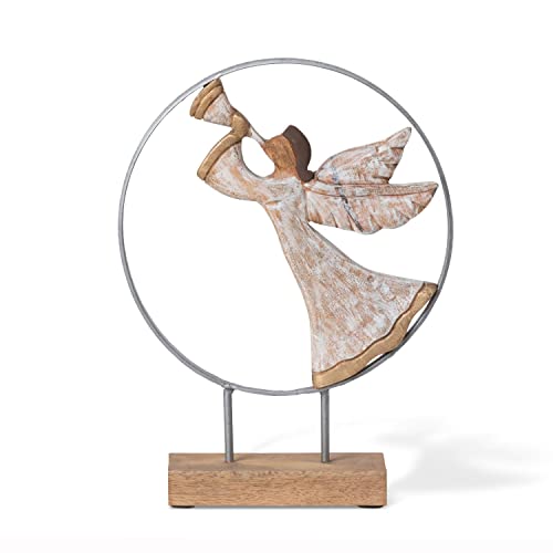 Park Hill Collection Heralding Angel with Whitewash Finish XAB20802