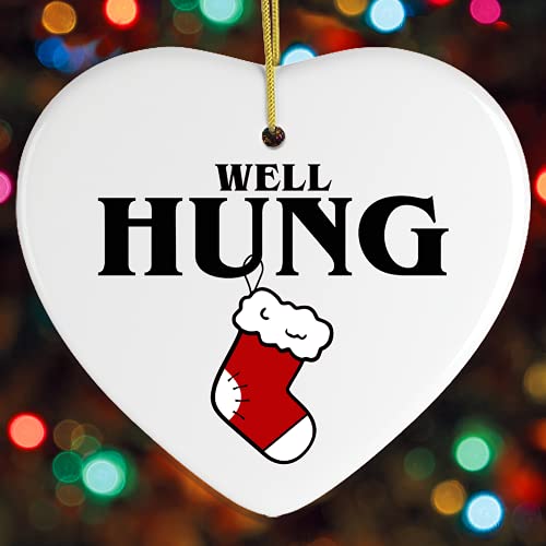OrnamentallyYou Funny Humor Themed Christmas Ornaments (Well Hung Funny Christmas Ornament)