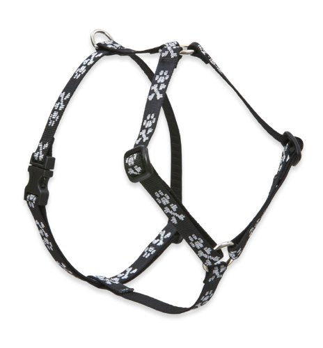 Lupine Pet Originals 1/2" Bling Bonz 12-20" Adjustable Roman Dog Harness for Small Dogs