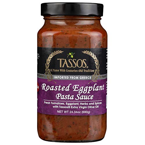 Tassos, Pasta Sauce Roasted Eggplant, 24.34 Ounce