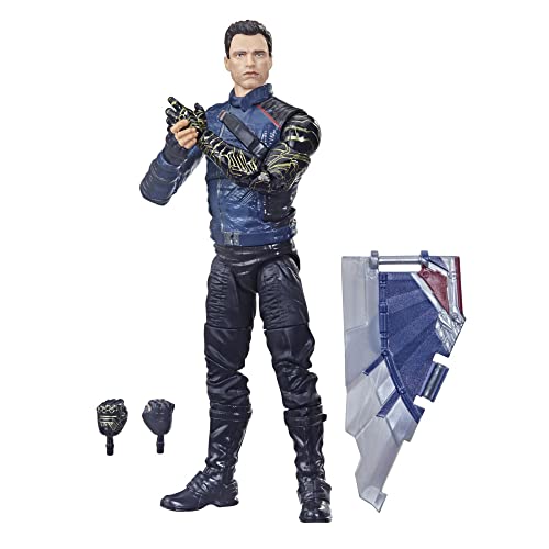 Hasbro Marvel Legends Series Avengers 6-inch Action Figure Toy Winter Soldier, Premium Design and 2 Accessories, for Kids Age 4 and Up