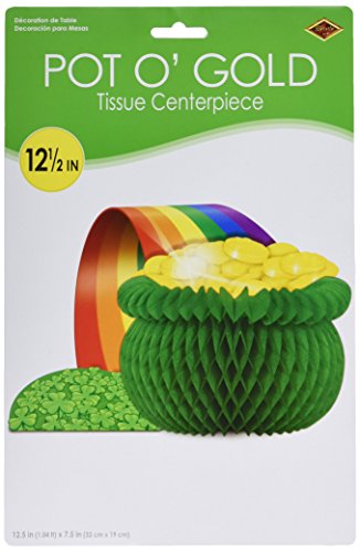 Beistle Pot-O-Gold Centerpiece Party Accessory (1 count) (1/Pkg)