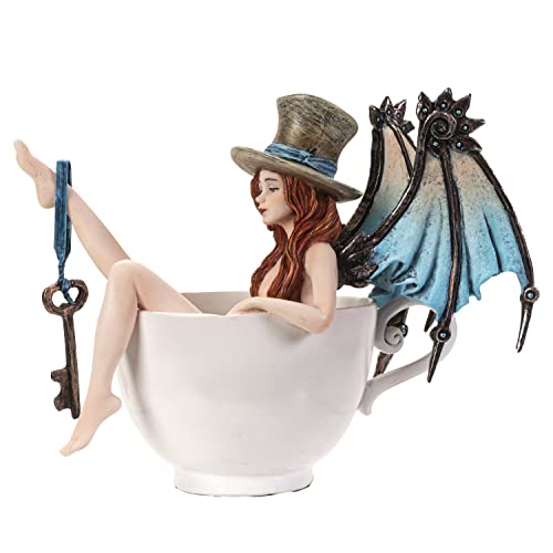 Pacific Trading Giftware Steampunk Bath Figurine, Resin, Multicolor, Tabletop Decoration