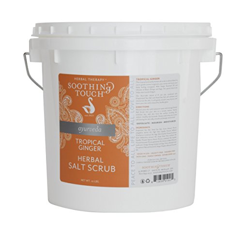 Soothing Touch Herbal Salt Scrub, Tropical Ginger, 10 Pound