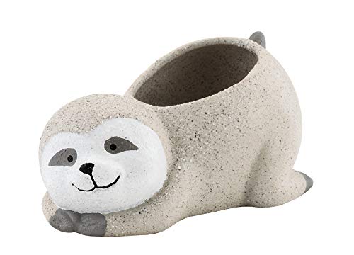 Napco 22169 Ceramic Planter/Cache Pot, Sleepy Sloth