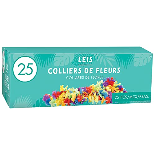 Amscan Floral Party Leis, 36", 25 Ct, Multicolor