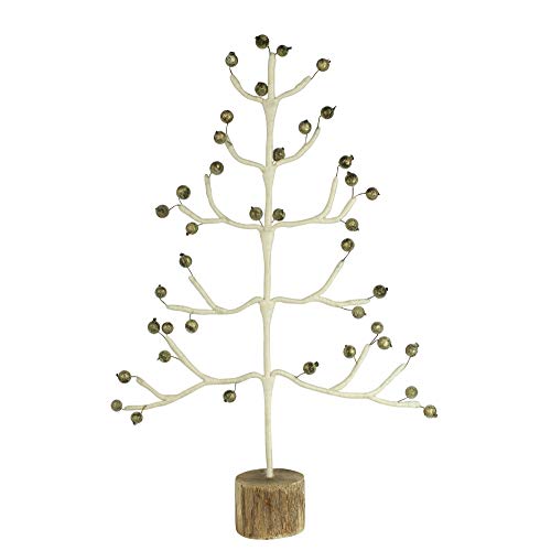 HomArt 0430-0 Festive Tree with Gold Berries,18-inch Height, Felt
