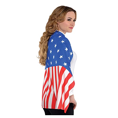 Amscan Cape, Party Accessory, Red, White And Blue