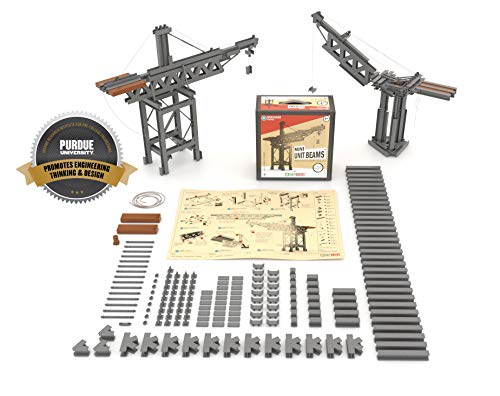 Ukidz UB UNITBRICKS Unit Bricks 178 Pcs Crane Builder Set - STEM Educational Toy - Attractive Building Blocks Kit