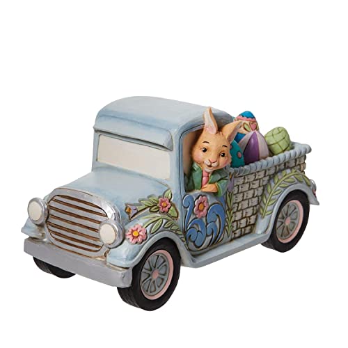 Enesco Jim Shore Easter Truck with Eggs, Figurine, 4.13in H