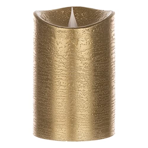 Melrose 87695 Simplux LED Designer Candle, 3.5" x 5.5"H Wax/Plastic with 4 and 8 Hour Timer (Requires 2 C Batteries, No)