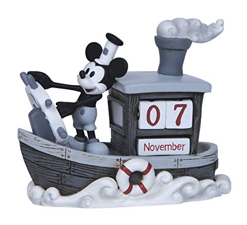 Precious Moments, Disney Showcase Collection, Mickey Mouse Perpetual Calendar, Resin Figurine, 