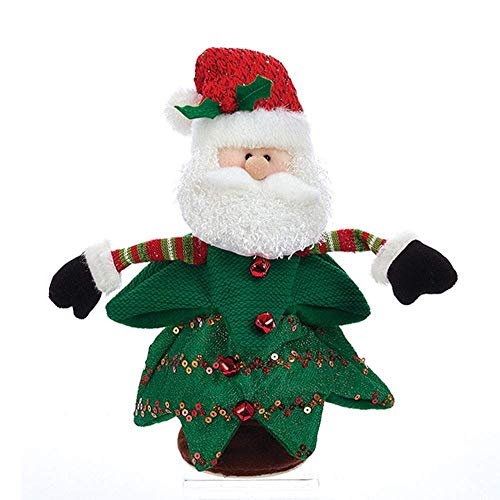 Kurt Adler Battery Operated Singing And Turning Santa in Christmas Tree Decoration