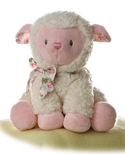 Aurora ebba Plush Pink Baby Girl Lamb