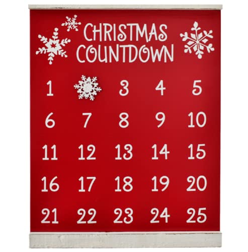 Ganz CX175879 Red & White "Christmas Countdown" Magnetic Calendar