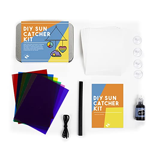 Gift Republic DIY Kit Personalised Sun Catchers Gift Tin, One Size, Multicolour