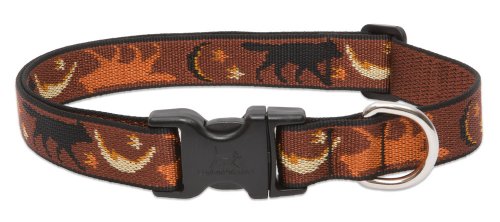 Lupine Pet Originals 1" Shadow Hunter 25-31" Adjustable Collar for Extra Large Dogs