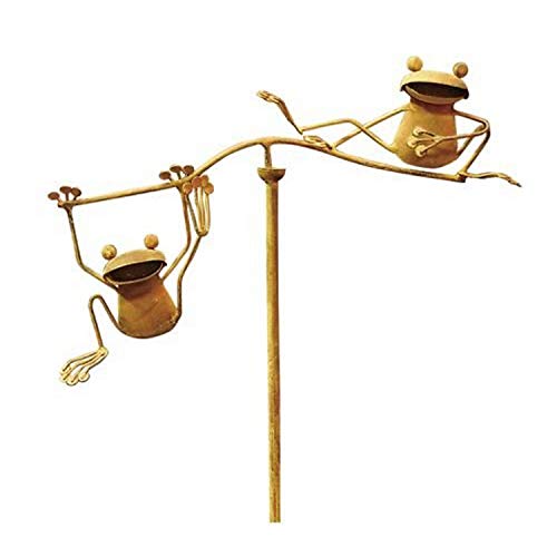 Red Carpet Studios Balancing Buddies Yard Art, 25-Inch Tall, Frogs