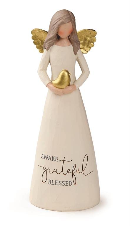 Blossom Bucket 2266-13064 Awake Grateful Blessed Angel Figurine, 8-inch Height