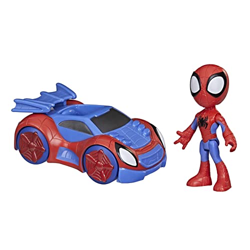 Hasbro Spidey and His Amazing Friends Marvel Spidey Action Figure and Web-Crawler Vehicle, for Kids Ages 3 and Up