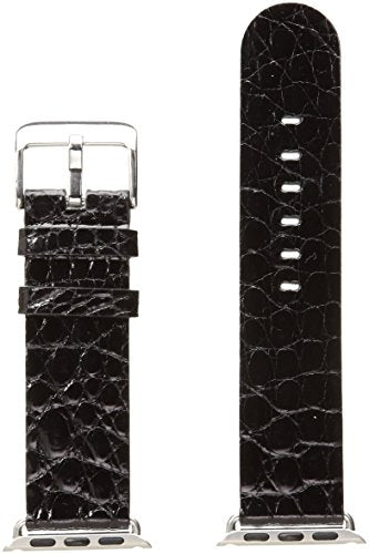 Hadley Roma AP1050UA 38W 38mm Apple Strap Alligator Gls Leather Alligator Black Watch Strap